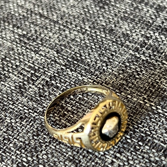 VERSACE RING SOLID 10K GOLD - Picture 5 of 5